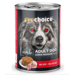 MOKRA KARMA DLA PSÓW PROCHOICE Z JAGNIĘCINĄ 400g