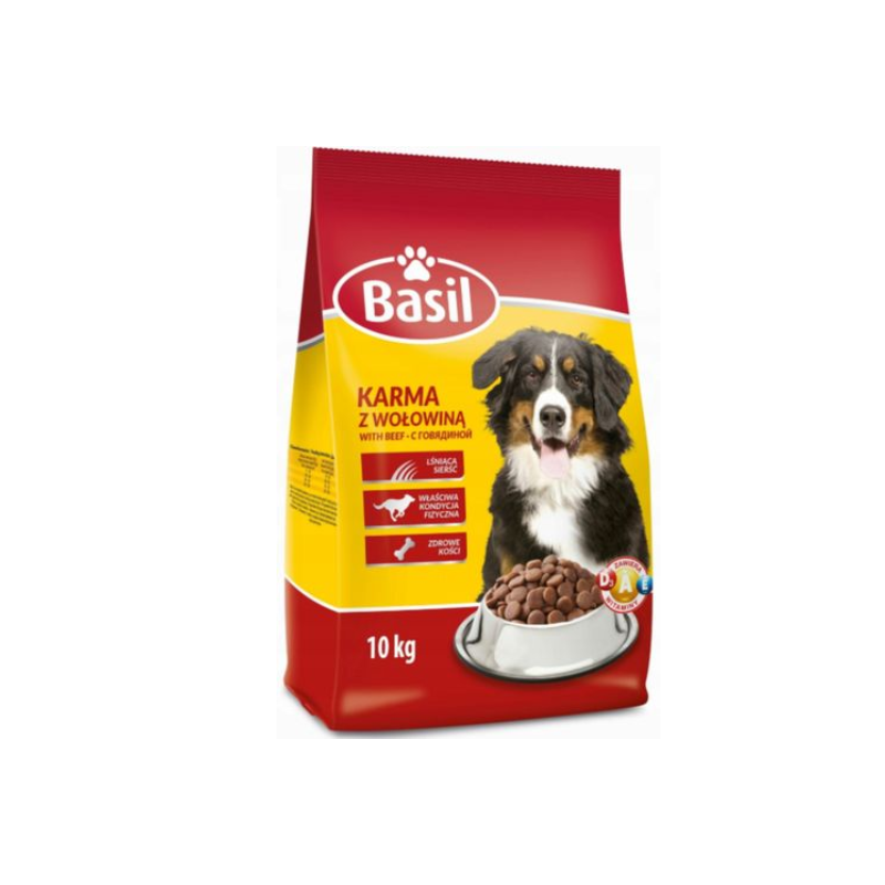 Basil karma sucha dla psów z wołowiną 10kg